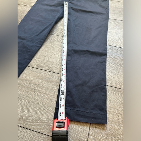 Banana Republic Pants Men 32x32 Navy Fulton Chino Flat Front Classiccore Preppy - Picture 2 of 12